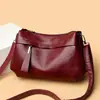 Bolso de Moda para Mujer de Mediana Edad Estilo Coreano Bolso de Hombro Cruzado Simple Moderno Bolso de Mamá Elegante Versátil