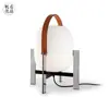 Lámpara de Mesa de Vidrio Artístico Posmoderna Lámpara de Noche para Dormitorio de Hotel de Diseñador Iluminación de Sala de Estar Modelo Habitación Lujo Ligero