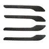 Adecuado para el nuevo Model Y de Tesla, calcomanía decorativa resistente a los arañazos con patrón de fibra de carbono para manija exterior de puerta, modificación
