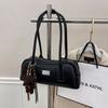 Bolso Retro de Alta Gama para Mujer 2024 Invierno Nuevo Diseño Nicho Bolso de Hombro Sobaco Bolso Baguette Portátil de Moda
