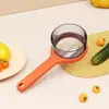 Pelador Multifuncional Portátil con Almacenamiento, Herramienta de Cocina para el Hogar para Pelar Frutas y Patatas, Pelador de Acero Inoxidable con Tapa