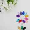 Al por mayor multicolor 7*15mm ojo de caballo malla fondo plano doble agujero taladro acrílico diy ropa zapatos y sombreros y otros accesorios