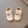 Zapatos para Caminar para Niños Pequeños Zapatos de Princesa Zapatos de Cuero para Niñas Nuevo Estilo Primavera y Otoño 2025 Niña Pequeña Estilo Nacional Zapatos Bordados Zapatos para Bebé