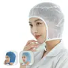 Boné de Trabalho Xuanzhi com Malha Respirável para Oficina de Fábrica de Alimentos, à Prova de Poeira e Anti-Queda de Cabelo, Touca Unissex