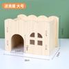 Fabricante Atacado Ninho de Hamster Madeira Maciça Casinha Pequena com Escadas Ninho para Dormir Esconderijo Hamster Dourado Vila de Luxo Suprimentos de Brinquedo