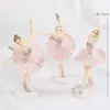 Muñeca Ballet Decoración Día del Niño Niña Vestido Hermoso Niña Bailarina Tela Gasa Flor Accesorios