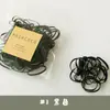 Personalizado de Fábrica Nuevo Color Banda de Goma Pequeña Color Gelatina Alta Elasticidad Macarrón Cuerda Desechable para el Cabello alrededor de 10g Bolsa