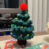 Kit de Materiales para Árbol de Navidad de Tira de Hielo Crochet Hecho a Mano DIY Hilo de Tejer Casero Regalo Festivo de Navidad Ruoxi