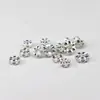 Pulseira de Ágata de Cristal DIY com Espaçadores de Diamante, Acessórios de Joias da Moda e Simples Espaçadores, Espaçadores de Furo Grande, Contas Espaçadoras de Pétala