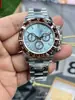 AliExpress Yu Wenle Ditong Acero Platino Di Panda Di 7750 Reloj Mecánico GD Factory Reloj para Hombre Correa Comercio Exterior