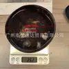 Tigela de casca de coco natural Sudeste Asiático Vietnã Tigela de casca de coco Colher de madeira Hainan Tigela de frutas de casca de coco antiga de madeira Asas de frango de madeira