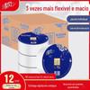 Papel higiênico de rolo grande Qingfeng 3 camadas Shurou puro 180 metros 750 gramas 12 rolos de papel higiênico BJ00AB papel higiênico público
