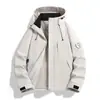 Chaqueta de Exterior 3 en 1 Luo Tuo Dawnbreaker para Mujer, Cortavientos Impermeable para Personas Petites, Chaqueta de Senderismo Desmontable para Hombre