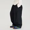 2026 Inverno Novo Calça Casual Solta Grossa Infantil Meninos Crianças Médias e Grandes Quente Peça Única Fleece Algodão Puro Calça de Trabalho