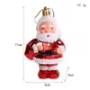 Adornos navideños de plástico, medias navideñas, muletas, colgantes, pequeños adornos para árboles de Navidad.