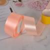 Suministro de fábrica 4cm cinta de poliéster para silla de boda respaldo cinta de satén cinta ramo flor material cinta de embalaje al por mayor