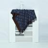 Bufanda para Niñas Invierno Gama Alta Estilo Coreano Versátil Negro y Blanco Moda Chal Grande Abrigo Exterior Bufanda Cálida para Estudiantes