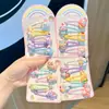 Acessórios de Cabelo Infantis Meninas Princesa Meninas Desenho Animado Kloomi Presilha de Cabelo Grampo de Cabelo Bebê Grampo de Cabelo para Bebê Presilha de Franja Flor