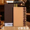 Cuaderno Patchwork de Posos de Café Ecológico Transfronterizo A5 Cuaderno de Negocios de Corcho Regalo Corporativo con Logo Personalizable