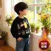 Sudaderas para Niños y Niñas 2026 Otoño e Invierno Nuevo Estilo Coreano Sudaderas de Felpa con Dibujos Animados para Niños Ropa Cálida y Linda para Bebés Niñas