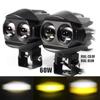 Holofote de pássaro d'água externo para motocicleta led amarelo branco pavimentação carro elétrico luz dianteira super brilhante auxiliar mini luz de condução