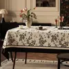 Mantel Francés Retro, Impermeable, Resistente al Aceite, No Lavable, Nuevo Estilo 2026, Mantel Antiescaldable, Lujo Accesible, Mantel para Mesa de Café de Gama Alta