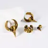 Expansor de Orelha Novo Produto Transfronteiriço Prata Retrô Cabeça de Pássaro em Forma de U Piercing Punk Personalizado Peça Única Joia de Expansão de Orelha de Cobre 8-25mm