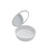 Caja Dental Redonda con Espejo Caja de Almacenamiento Dental Portátil Soporte Ortodóntico Caja de Almacenamiento Yinshimei Caja de Soporte de Plástico para el Hogar