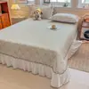Juego de tres piezas de cubierta de cama de algodón puro, sábana de cama acolchada de una pieza totalmente de algodón, cubierta de tatami kang, antideslizante, nuevo modelo 2026, apto para todas las estaciones