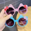 Gafas de Sol para Niñas, Lazo de Dibujos Animados, Gafas de Sol de Moda Tendencia, Gafas de Sol Anti-UV de Juguete para Niñas Pequeñas
