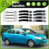 Adecuado para manija de puerta, manija de concavidad de puerta, accesorios de modificación antiarañazos para Chevrolet Sail 2015-2018