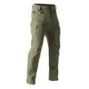 2026 Amazon Verão Masculino Novo Calça Cargo Cor Sólida Esportiva Corrida Casual Calça Longa Versátil Tendência em Estoque