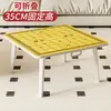 Mesa de Tablero Plegable de Ajedrez Chino Altura Ajustable Mesa Portátil Mesa de Café Plegable para Exteriores Moderna Minimalista