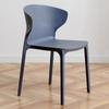 Silla de Plástico Moderna y Sencilla, Silla de Comedor para el Hogar, Silla para Dormitorio, Oficina o Estudio, Silla de Ocio, Taburete de Tocador con Respaldo, Oreja de Elefante