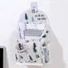 Bolsa de Pendurar para Armazenamento de Miudezas Montada na Parede Algodão Linho Estilo Ins Dormitório Doméstico Artefato de Armazenamento Montado na Parede Bolsa de Armazenamento para Livros