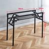 Suporte de mesa dobrável para uso doméstico Suporte de mesa de escritório Suporte de mesa de mola de camada única e dupla Suporte de mesa dobrável simples Suporte dobrável