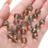 Cuentas de Tierra Transparente Hielo de Vidrio de 10 mm Cuentas de Cristal Hecho a Mano Material para Pulseras DIY Joyería con Cuentas Fabricante Mayorista
