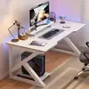 Escritorio de Computadora, Escritorio para Juegos de Escritorio en Casa y Silla, Escritorio Sencillo para Dormitorio, Banco de Trabajo, Escritorio de Estudio, Escritorio de Estudio para Estudiantes, Escritorio de Oficina