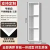 Oushumei Acero Inoxidable Empotrado Baño Acabado Metálico Producto Estante de Almacenamiento para Inodoro Gabinete Divisor