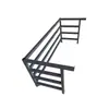 Suministro directo de fábrica de barandillas de acero galvanizado, barandillas para unidades exteriores de aire acondicionado residenciales y escolares, barandillas de aislamiento anticolisión, vallas de hierro forjado