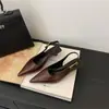 Sandalias de Tacón Alto Estilo Francés 2026 con un Look Sofisticado, Tacones Finos, Diseño Sexy de Punta Cerrada, Talla Grande, Tacones Bajos Cómodos