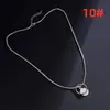 Colar Masculino Estilo Coreano Hipster Corrente para Clavícula Personalidade Feminina Pingente de Casal Pingente de Estudante de Rua Decorações Hip Hop
