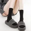 Calcetines de canalé de algodón de doble aguja de micropresión para pantorrilla para ir al trabajo en otoño, estilo escolar JK japonés, Lolita, Miu, calcetines holgados estilo coreano