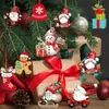 Decoraciones Navideñas de Madera de Nuevo Producto Transfronterizo Colgantes de Papá Noel para Decoraciones de Fiesta en Casa