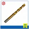 Aço rápido HSS 4241 com revestimento de titânio broca helicoidal haste reta broca helicoidal reamer de furo para ferro madeira