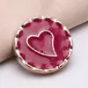 Botões de Coração Coloridos Galvanizados para Cardigãs Femininos, Botões para Jaquetas, Camisas, Vestidos, Botões Decorativos de Resina Costurados à Mão