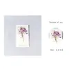 Cartão de Cumprimentos com Flores Secas Fresco e Criativo Cartão de Aniversário Cartão de Dia das Mães Cartão de Dia da Mulher Cartão de Cumprimentos Geral Cartão de Bênçãos