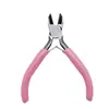 Alicate Artesanal DIY, Alicate de Bico Fino Rosa, Alicate para Joias, Alicate de Bico Redondo Multifuncional, Mini Ferramentas para Enrolar Fio e Miçangas para Joias