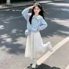 Conjunto de Sudadera para Niña Primavera y Otoño 2026 Nuevo Conjunto de Moda y Estilo para Niños, Hermoso Conjunto de Dos Piezas de Falda para Niña Otoño