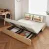 Cama Sofá Plegable Sala de Estar Dormitorio Apartamento Pequeño Cama Plegable Individual Doble Multifuncional Dos en Uno Cama Extensible Desplegable